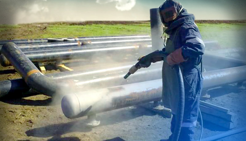 Preparación de superficies por proyección de impronta